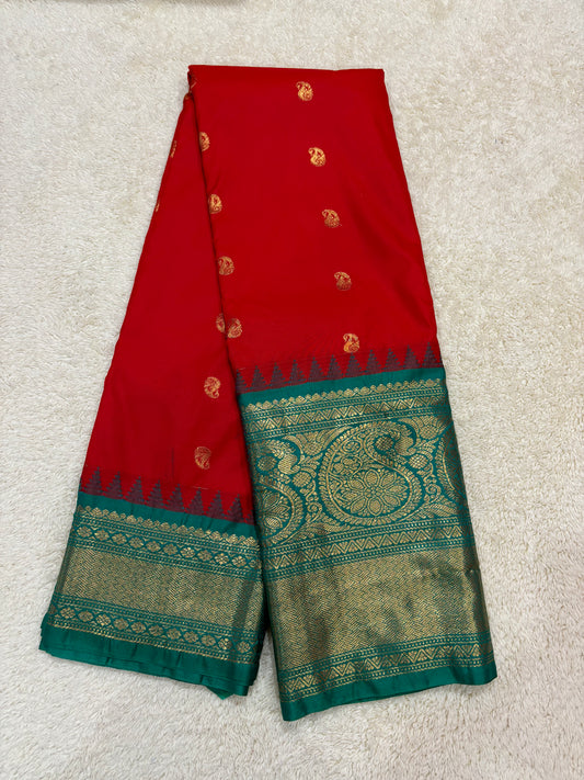 Semi Gadwal Sarees