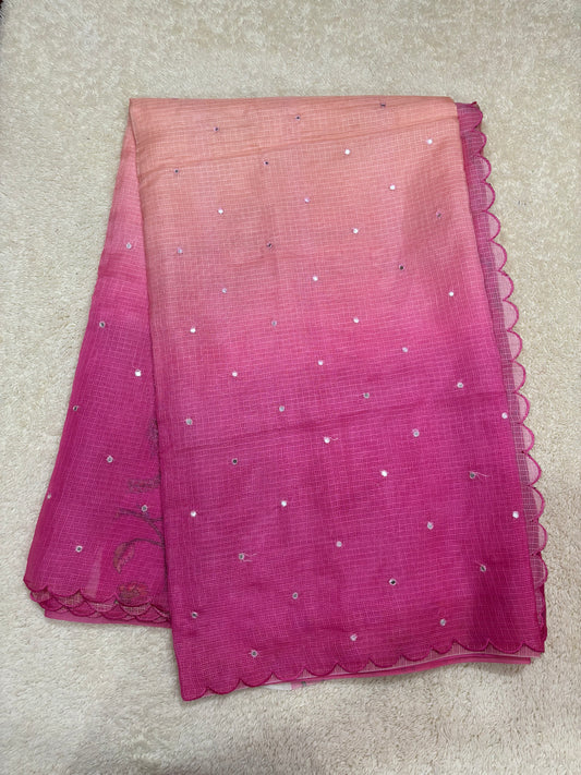 Soft Kota Cocktail sarees